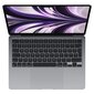 Apple MacBook Air 13" Apple M2 8/256 GB Space Grey SWE MLXW3KS/A kaina ir informacija | Nešiojami kompiuteriai | pigu.lt