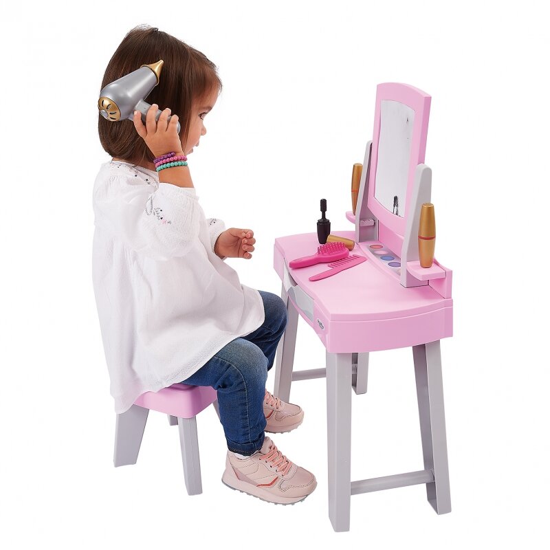 Kosmetinis staliukas su kėdute Ecoiffier цена и информация | Žaislai mergaitėms | pigu.lt