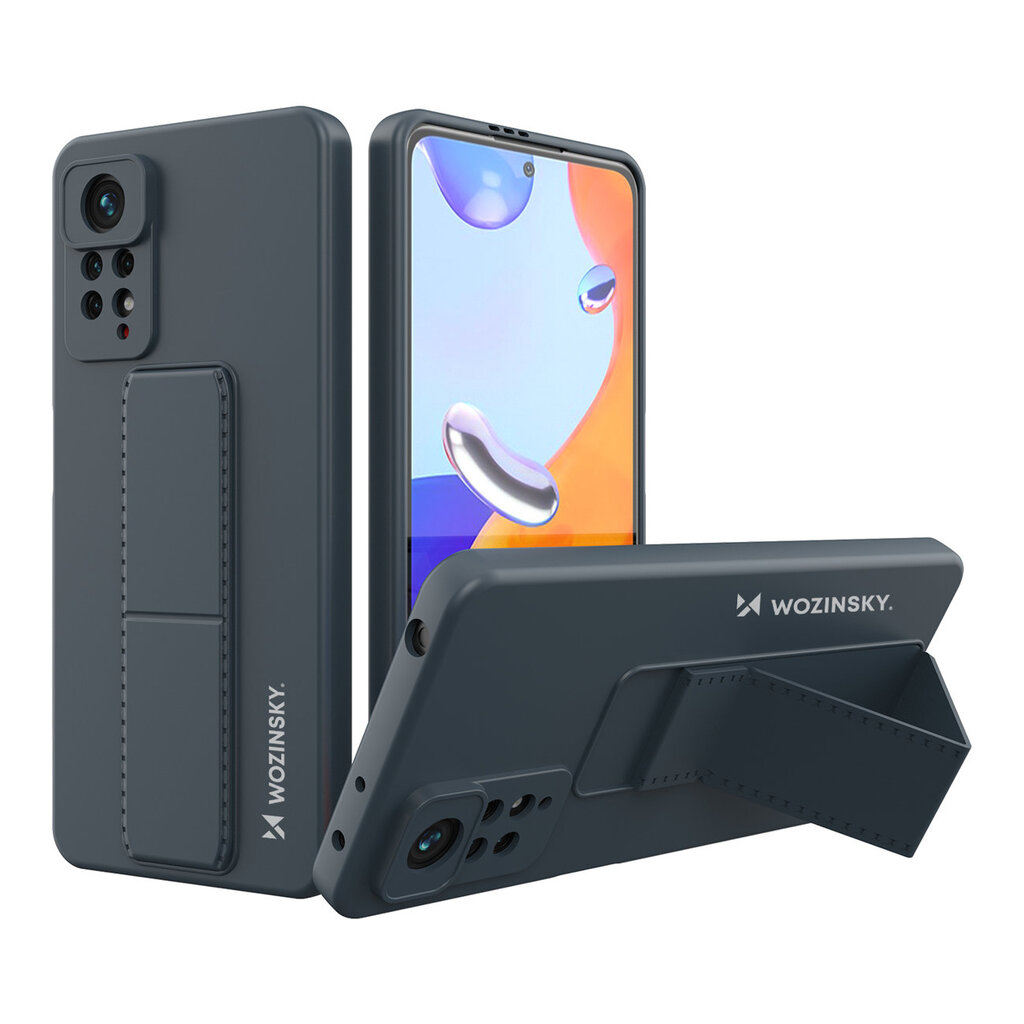 Wozinsky Kickstand Case skirtas Xiaomi Poco X4 Pro 5G, mėlynas kaina ir informacija | Telefono dėklai | pigu.lt