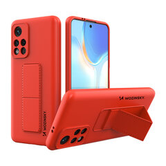 Wozinsky Kickstand Case skirtas Xiaomi Poco M4 Pro 5G, raudonas kaina ir informacija | Telefono dėklai | pigu.lt