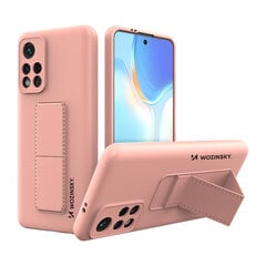 Wozinsky Kickstand Case skirtas Xiaomi Poco M4 Pro 5G, rožinis kaina ir informacija | Telefono dėklai | pigu.lt
