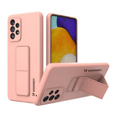 Wozinsky Kickstand Case skirtas Samsung Galaxy A73, rožinis kaina ir informacija | Telefono dėklai | pigu.lt