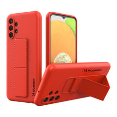 Wozinsky Kickstand Case skirtas Samsung Galaxy A13 5G, raudonas kaina ir informacija | Telefono dėklai | pigu.lt