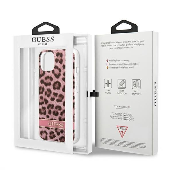 Guess GUHCP13SHSLEOP iPhone 13 mini 5,4" цена и информация | Telefono dėklai | pigu.lt