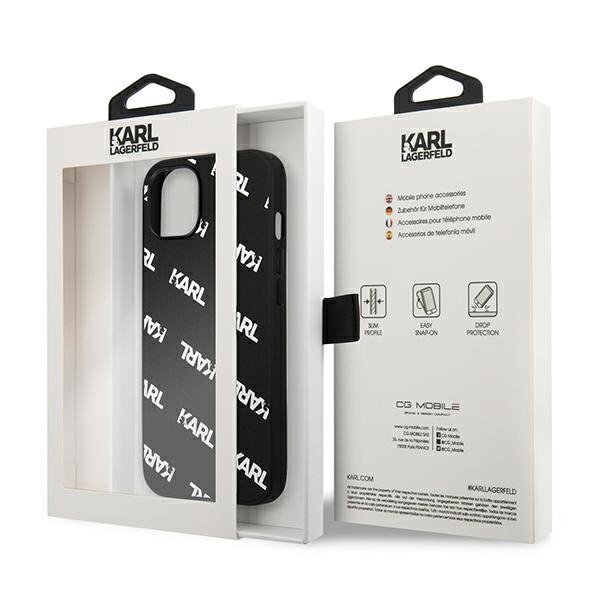 Karl Lagerfeld KLHCP13SPULMBK3 iPhone 13 mini 5,4" kaina ir informacija | Telefono dėklai | pigu.lt