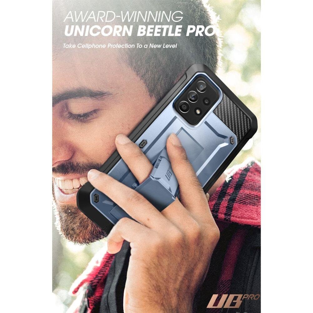 Supcase Unicorn Beetle Pro Galaxy A53 5G black/blue kaina ir informacija | Telefono dėklai | pigu.lt