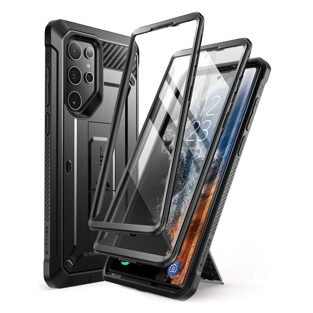 Dėklas Supcase skirtas Galaxy S22 Ultra, juoda kaina ir informacija | Telefono dėklai | pigu.lt