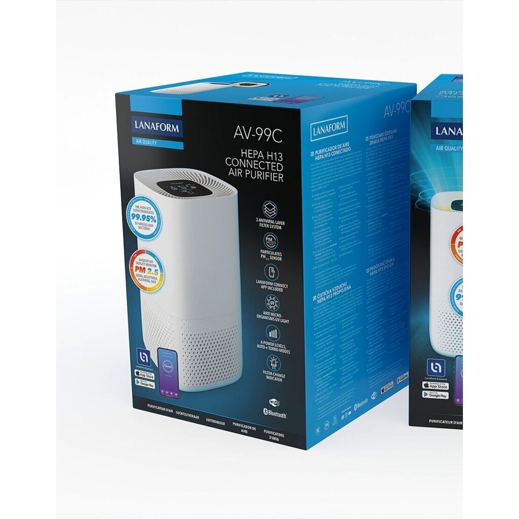 Oro valytuvas Lanaform Smart Air Purifier AV-99C kaina ir informacija | Oro valytuvai | pigu.lt