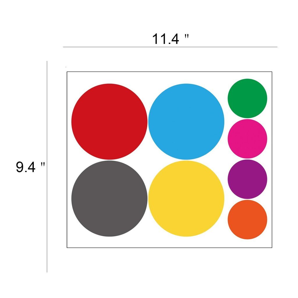 Taškiniai sienų lipdukai vaikams, daugkartinio naudojimo, lipnūs, nelimpantys, kambario dekoro, vinilo lipdukai 130 vnt цена и информация | Interjero lipdukai | pigu.lt