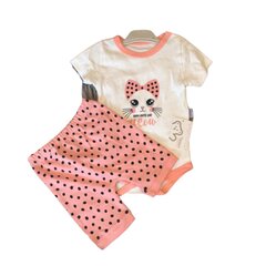 Детский комплект Baby Teddy - 2 детали цена и информация | Комплекты одежды для новорожденных | pigu.lt