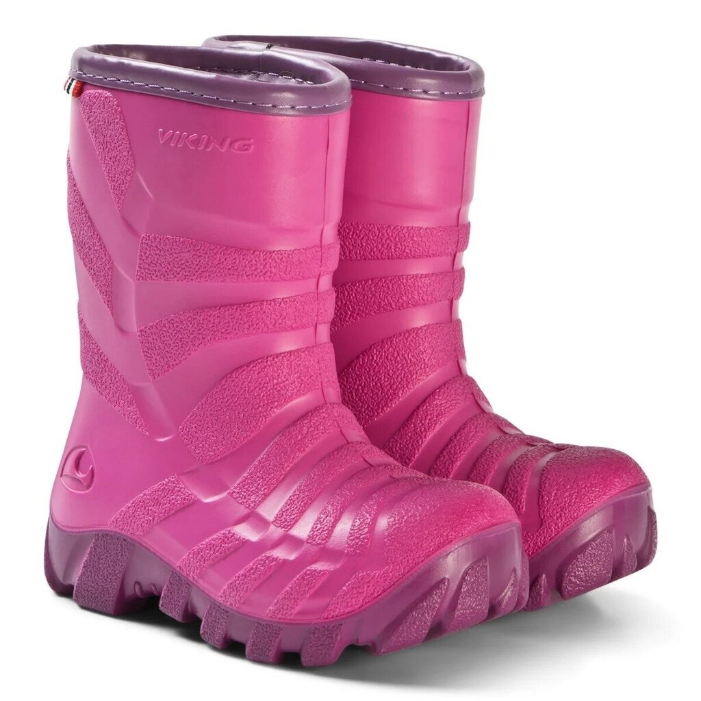 VIKING ULTRA 2.0 Dark pink TERMO BATAI, vaikiški žieminiai batai kaina |  pigu.lt