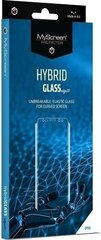 MS HybridGLASS Edge 3D iPhone Xs Max| 11 Pro Max czarny|black Szkło Hybrydowe цена и информация | Защитные пленки для телефонов | pigu.lt