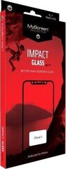 MS ImpactGLASS Edge 3D iPhone Xs Max| 11 Pro Max 6,5" czarny|black Antyuderzeniowe szkło hybrydowe na cały ekran 8H цена и информация | Защитные пленки для телефонов | pigu.lt