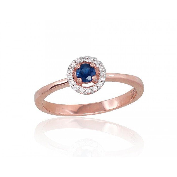 Auksinis žiedas su deimantais Diamond Sky "Charm X" iš raudono, 585 prabos aukso kaina ir informacija | Žiedai | pigu.lt