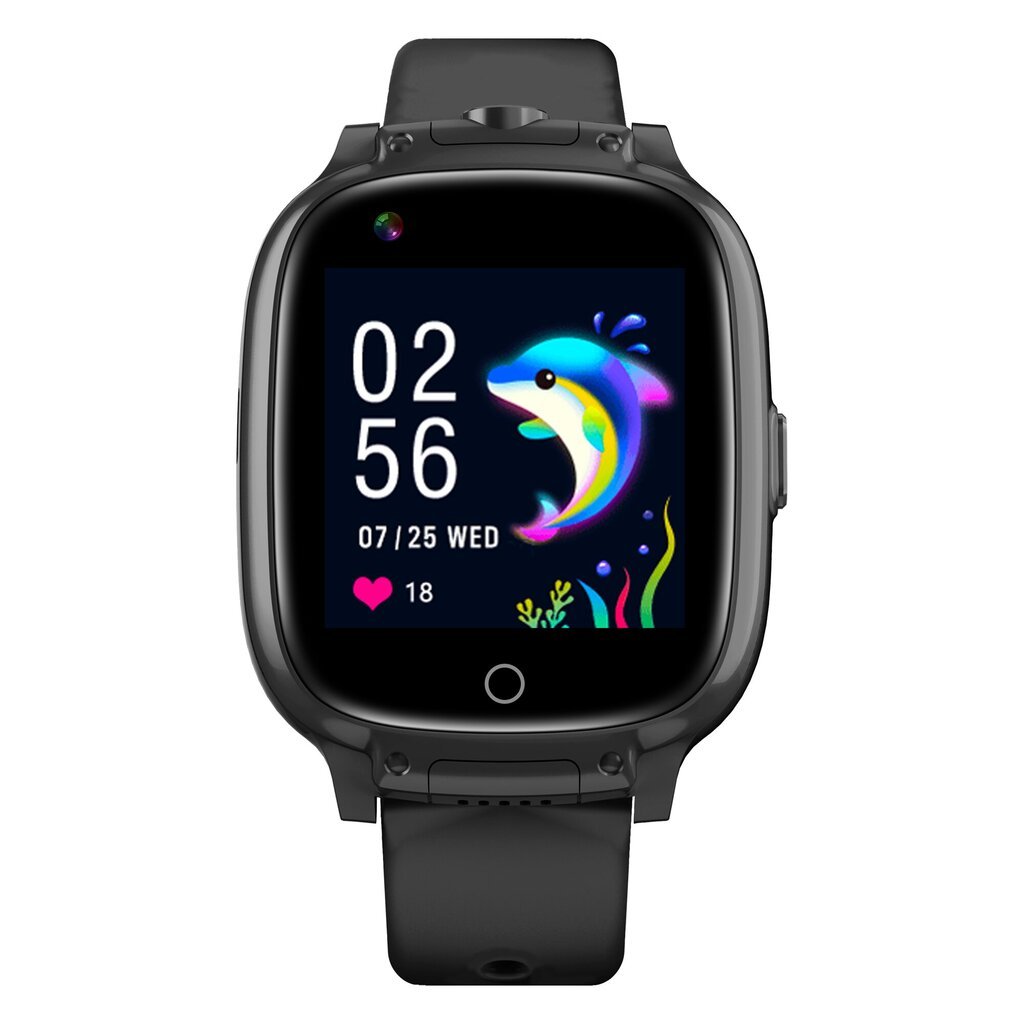 Garett Kids Twin 4G Black kaina ir informacija | Išmanieji laikrodžiai (smartwatch) | pigu.lt