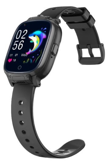 Garett Kids Twin 4G Black kaina ir informacija | Išmanieji laikrodžiai (smartwatch) | pigu.lt