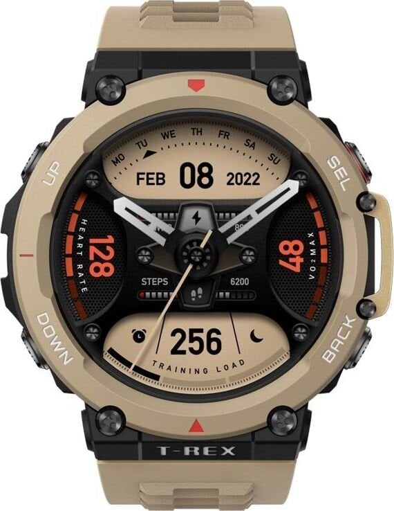 Amazfit T-Rex 2 Desert Khaki kaina ir informacija | Išmanieji laikrodžiai (smartwatch) | pigu.lt