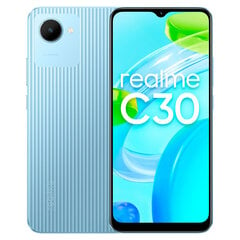 Realme C30, 32 GB, Dual SIM, Lake Blue kaina ir informacija | Mobilieji telefonai | pigu.lt