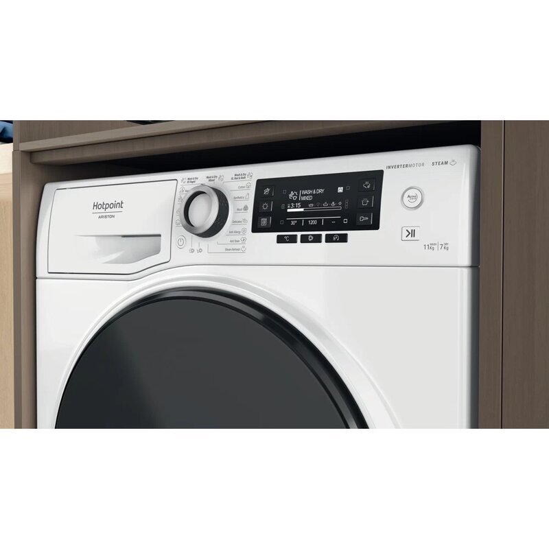 Hotpoint NDD11725DAEE kaina ir informacija | Skalbimo mašinos | pigu.lt