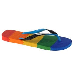 Šlepetės moterims Havaianas Top Logomania 41463648269, mėlynos цена и информация | Комнатные тапки женские | pigu.lt