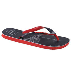 Šlepetės vyrams Havaianas Top Marvel Premium 41471552090, juodos цена и информация | Мужские шлепанцы, босоножки | pigu.lt