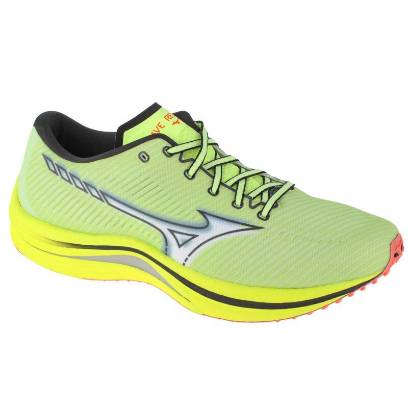 Sportiniai batai vyrams Mizuno Wave Rebellion M J1GC211702, žali цена и информация | Kedai vyrams | pigu.lt