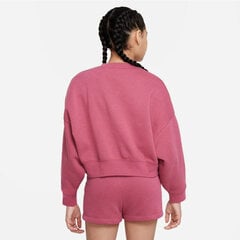 Джемпер для девочек Nike Trend Flc Crew Jr DV2563 633 цена и информация | Свитеры, жилетки, пиджаки для девочек | pigu.lt