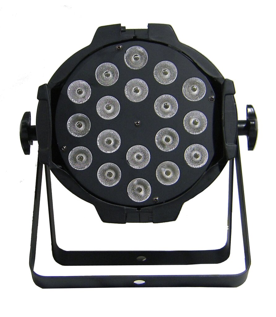 Prožektorius Flash LED PAR 64 18x10W RGBW 4in1 F7000048F kaina ir informacija | Priedai muzikos instrumentams | pigu.lt