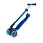 Paspirtukas Globber Primo Foldable Plus Lights / Navy Blue kaina ir informacija | Paspirtukai | pigu.lt