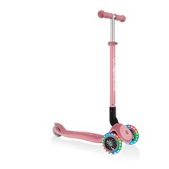 Paspirtukas Globber Primo Foldable Plus Lights / Pastel Pink kaina ir informacija | Paspirtukai | pigu.lt