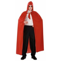 Накидка My Other Me Красный Велюр Один размер С капюшоном цена и информация | Карнавальные костюмы | pigu.lt