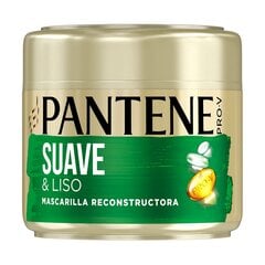 Восстанавливающая капиллярная маска Pantene PRO-V Smooth & Sleek (300 ml) цена и информация | Средства для укрепления волос | pigu.lt