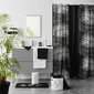 Douceur d’Intérieur vonios kilimėlis, juodas/sidabrinis, 45 x 75 cm цена и информация | Vonios kambario aksesuarai | pigu.lt