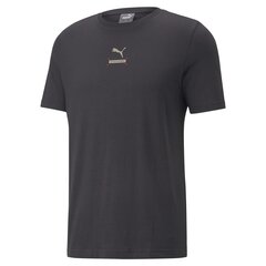 Marškinėliai vyrams Puma, juodi kaina ir informacija | Vyriški marškinėliai | pigu.lt