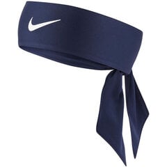 Nike Dri-Fit plaukų juosta 4.0 Navy Blue N1002146401OS kaina ir informacija | Plaukų aksesuarai | pigu.lt