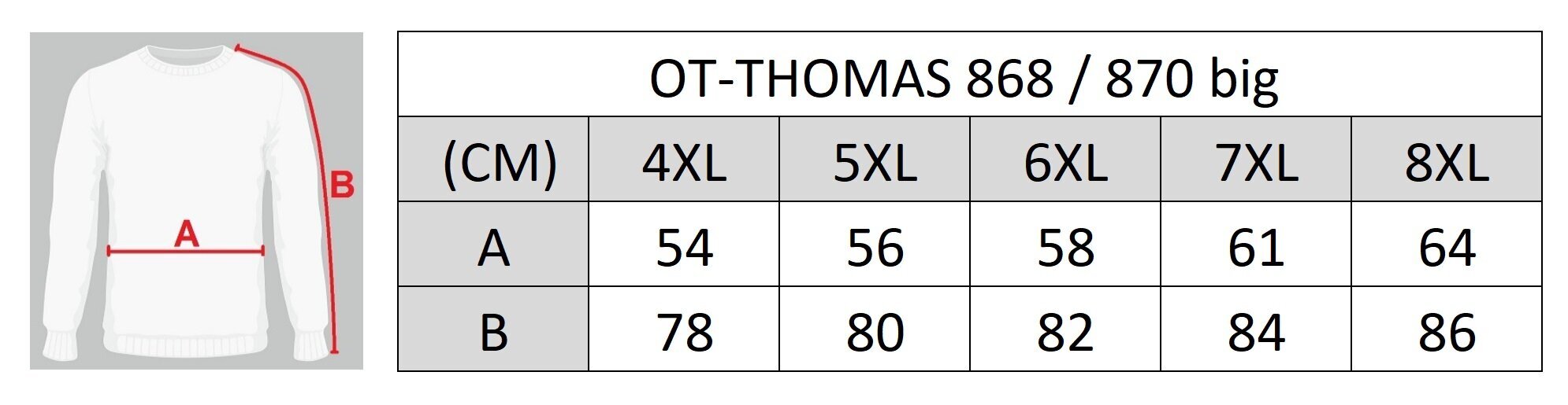 Megztinis vyrams Ot-thomas 868-big, mėlynas kaina ir informacija | Megztiniai vyrams | pigu.lt