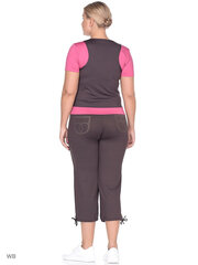 Marškinėliai moterims DuPont B03001417, rudi kaina ir informacija | Sportinė apranga moterims | pigu.lt