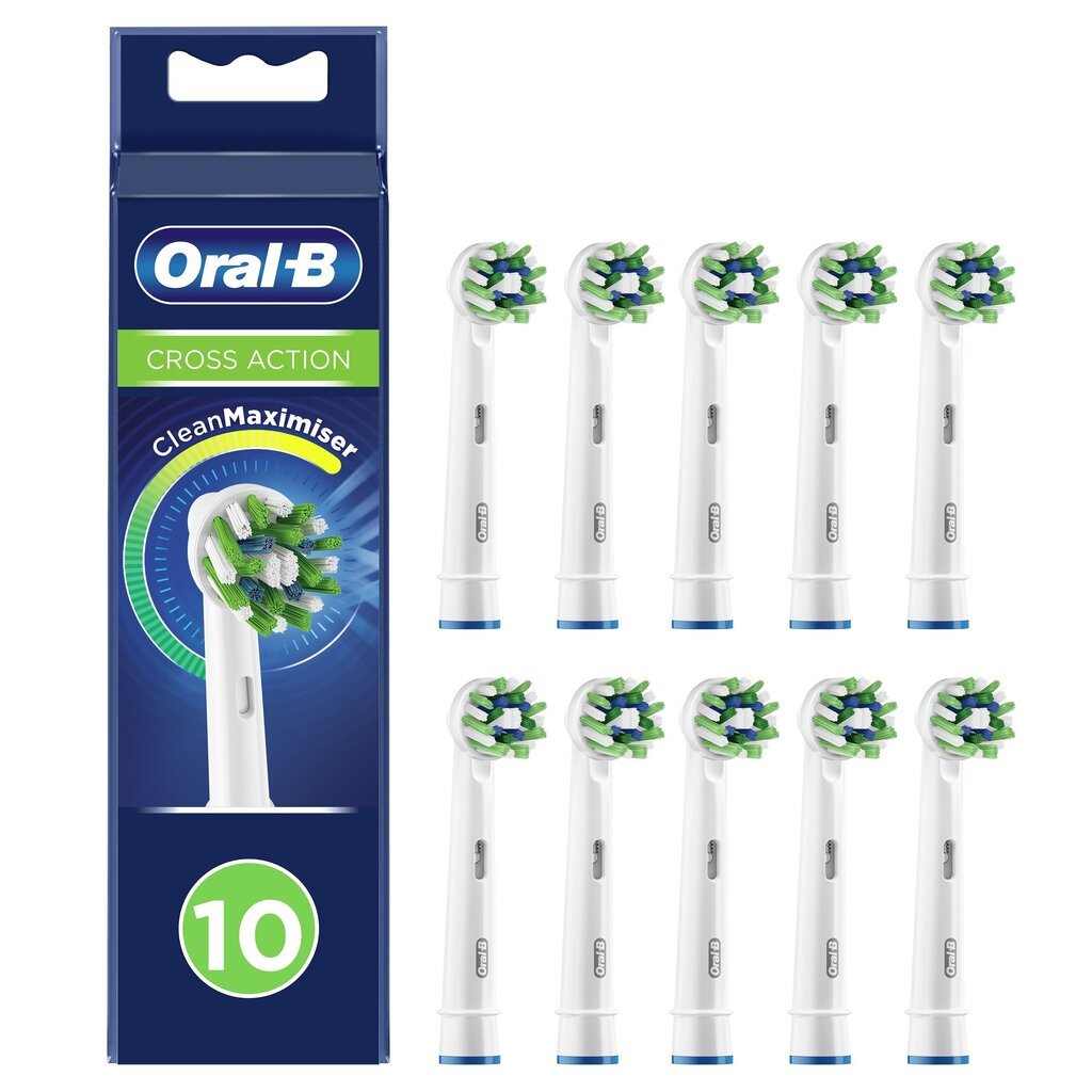 Braun Oral-B EB50-10 цена и информация | Elektrinių dantų šepetėlių antgaliai | pigu.lt
