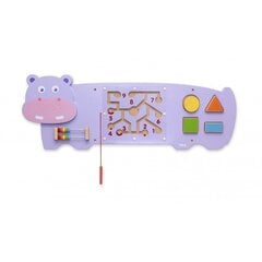 Сенсорная доска Viga Toys, бегемот цена и информация | Игрушки для малышей | pigu.lt