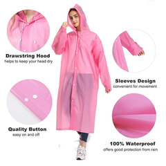 Плащ от дождя Need 4You, розовый цена и информация | Непромокаемые мешки, чехлы, дождевики | pigu.lt