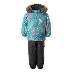 Huppa зимний комбинезон для детей LASSE, зеленый цена и информация | Зимняя одежда для детей | pigu.lt