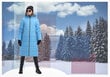 Huppa mergaičių žieminis paltas NINA 300g, turkis kaina ir informacija | Žiemos drabužiai vaikams | pigu.lt