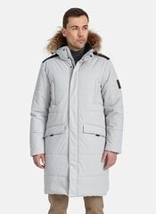 Зимняя мужская парка Huppa WERNER 1, светло-серая цена и информация | Мужские куртки | pigu.lt