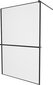 Walk-in dušo sienelė Mexen Kioto+ su lentynėle, black/black frame, 70,80,90,100,110,120,130,140x200 cm цена и информация | Dušo durys ir sienelės | pigu.lt