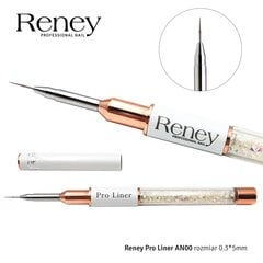 Reney Pro Liner AN00 0,3*5 mm puošybos šepetėlis kaina ir informacija | Manikiūro, pedikiūro priemonės | pigu.lt