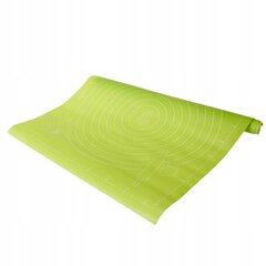 Силиконовый коврик для замешивания и выпечки теста, зеленый, 60x45 см цена и информация | Кухонная утварь | pigu.lt