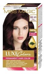 Plaukų dažai Miss Magic Luxe Colors 4.5 Dark Mahogany blond, 93ml kaina ir informacija | Plaukų dažai | pigu.lt