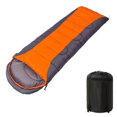 Спальный мешок IMAISEN, оранжево-серый, двусторонний 1300 г, 5с -15с цена и информация | Спальные мешки | pigu.lt