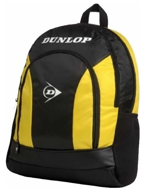 Kuprinė Dunlop SX CLUB BACKPACK black/yellow kaina ir informacija | Lauko teniso prekės | pigu.lt