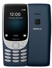 Nokia 8210 4G 128MB Dual SIM Dark Blue kaina ir informacija | Mobilieji telefonai | pigu.lt